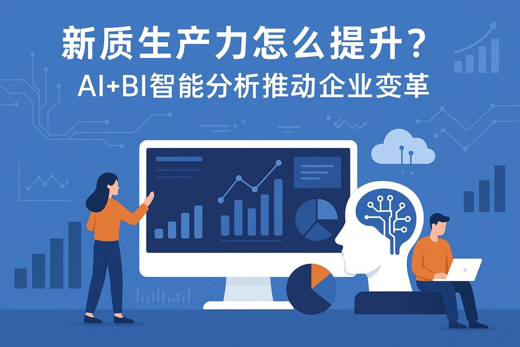 新质生产力怎么提升？AI+BI智能分析推动企业变革