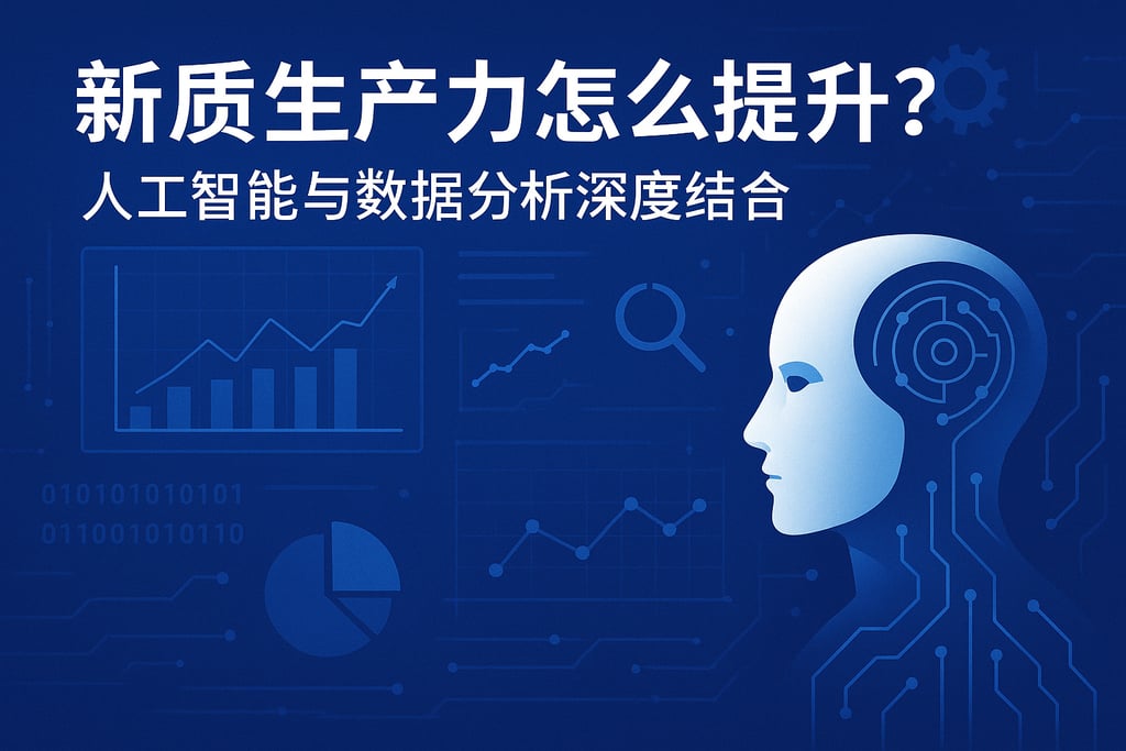 新质生产力怎么提升？人工智能与数据分析深度结合