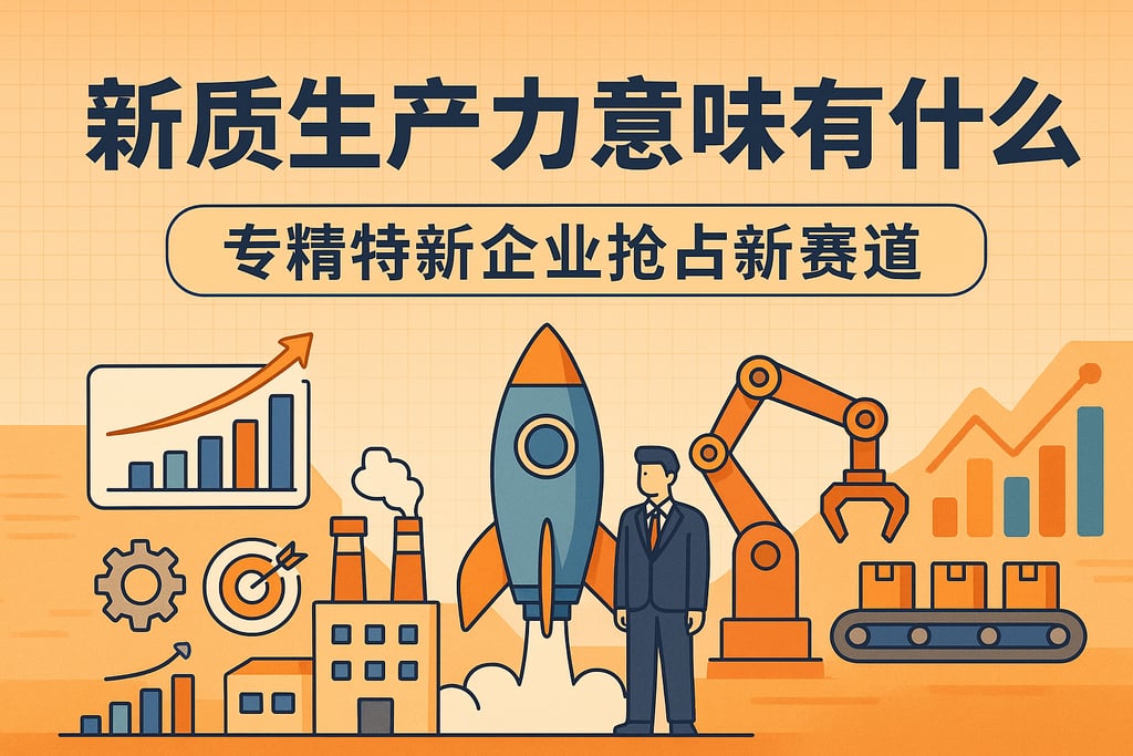 新质生产力意味着什么？专精特新企业抢占新赛道