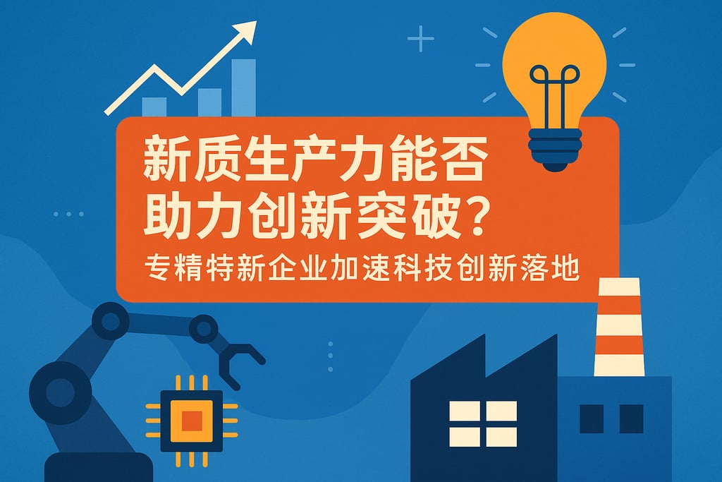 新质生产力能否助力创新突破？专精特新企业加速科技创新落地