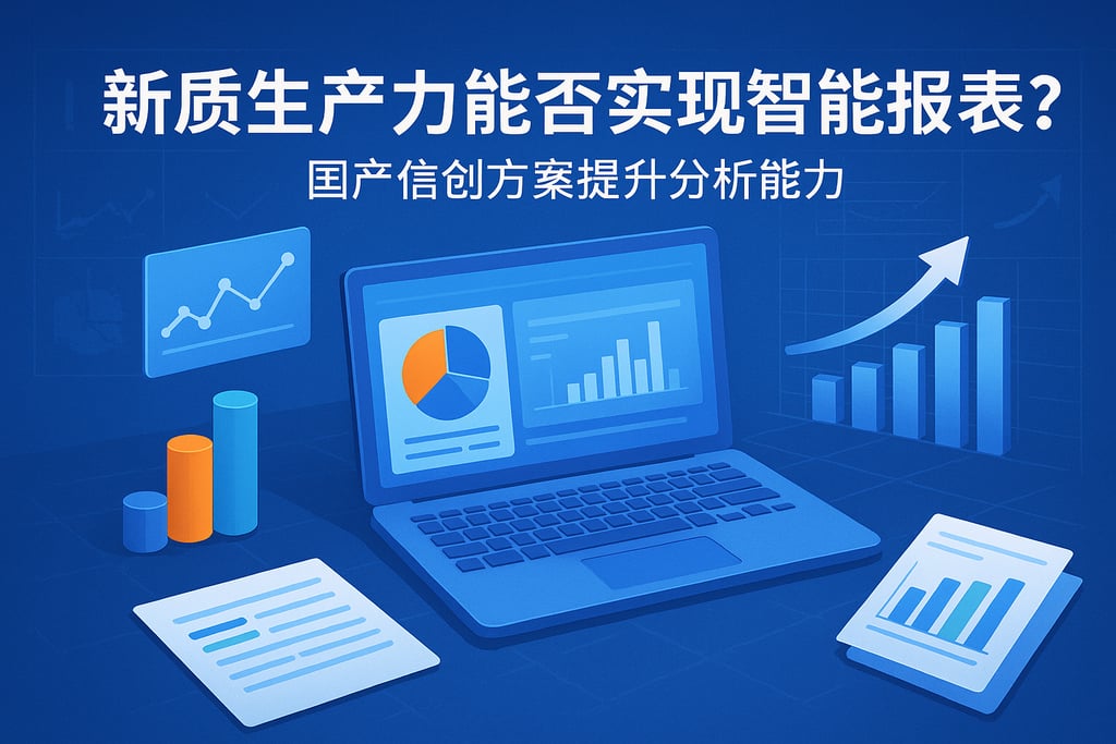 新质生产力能否实现智能报表？国产信创方案提升分析能力
