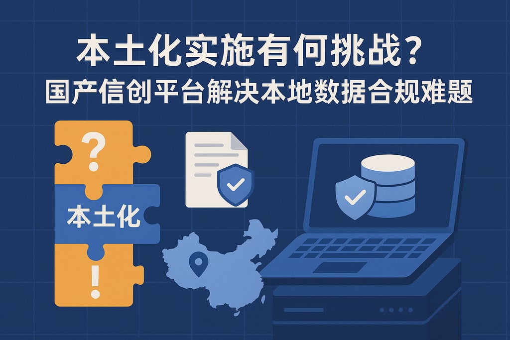 本土化实施有哪些挑战？国产信创平台解决本地数据合规难题