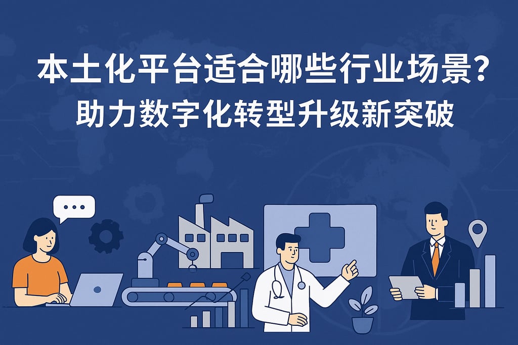 本土化平台适合哪些行业场景？助力数字化转型升级新突破