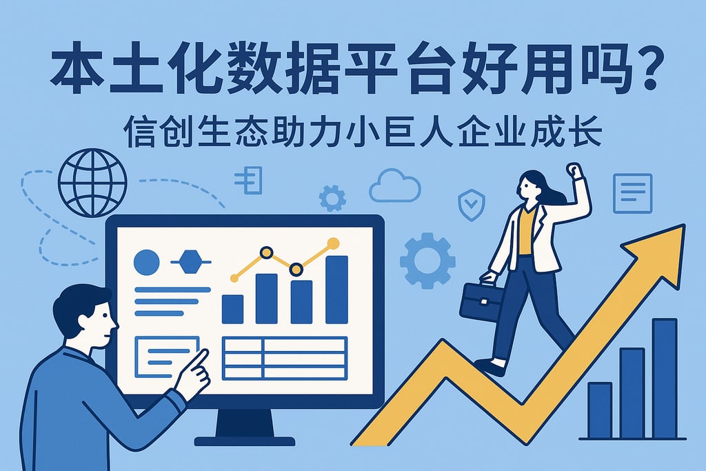 本土化数据平台好用吗？信创生态助力小巨人企业成长