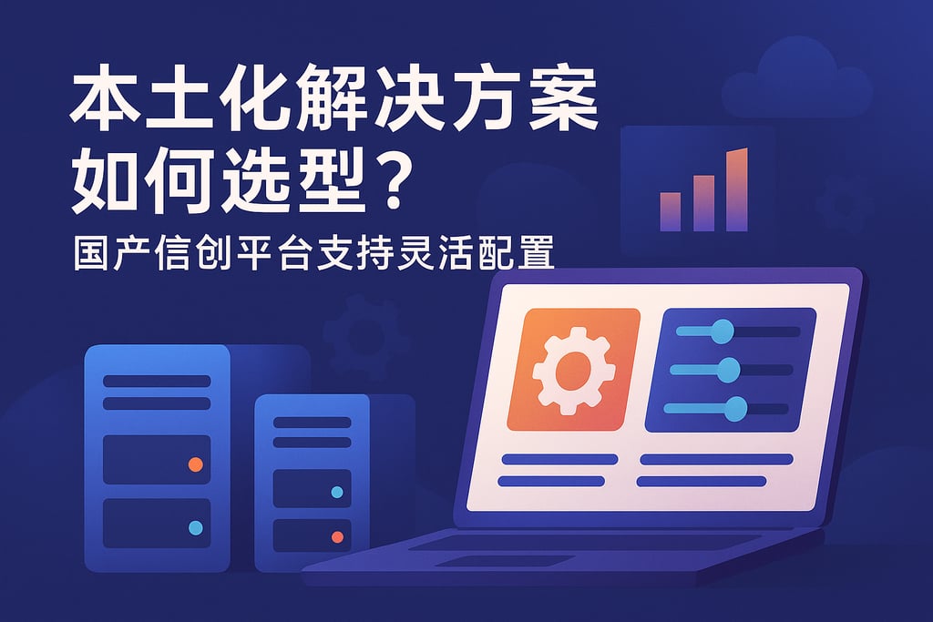 本土化解决方案如何选型？国产信创平台支持灵活配置