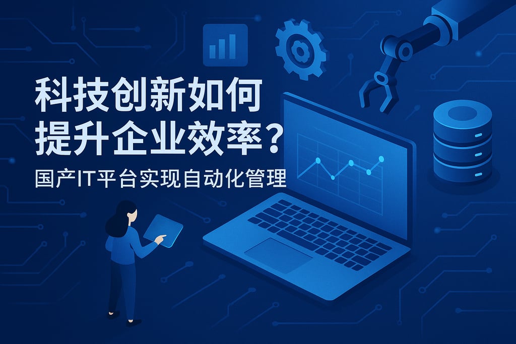 科技创新如何提升企业效率？国产IT平台实现自动化管理