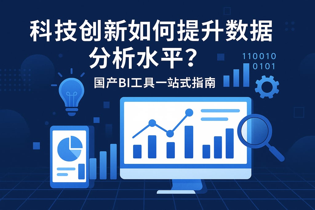 科技创新如何提升数据分析水平？国产BI工具一站式指南