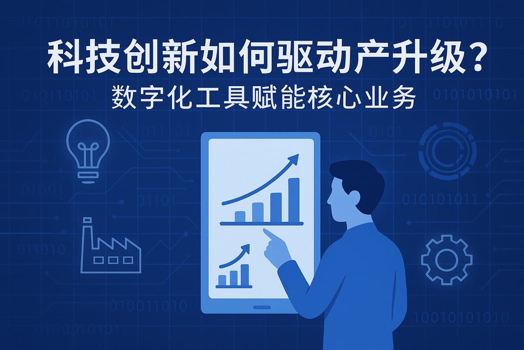 科技创新如何驱动产业升级？数字化工具赋能核心业务