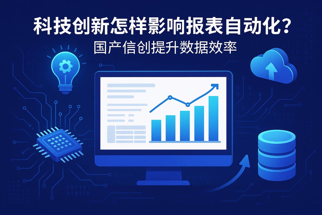 科技创新怎样影响报表自动化？国产信创提升数据效率