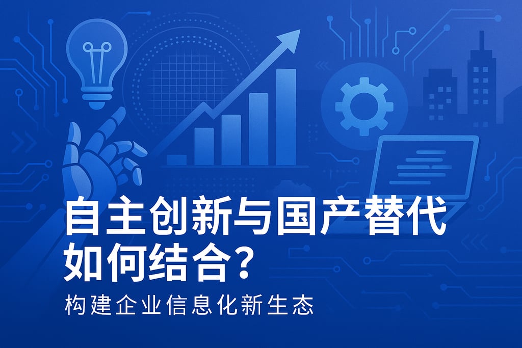 自主创新与国产替代如何结合？构建企业信息化新生态