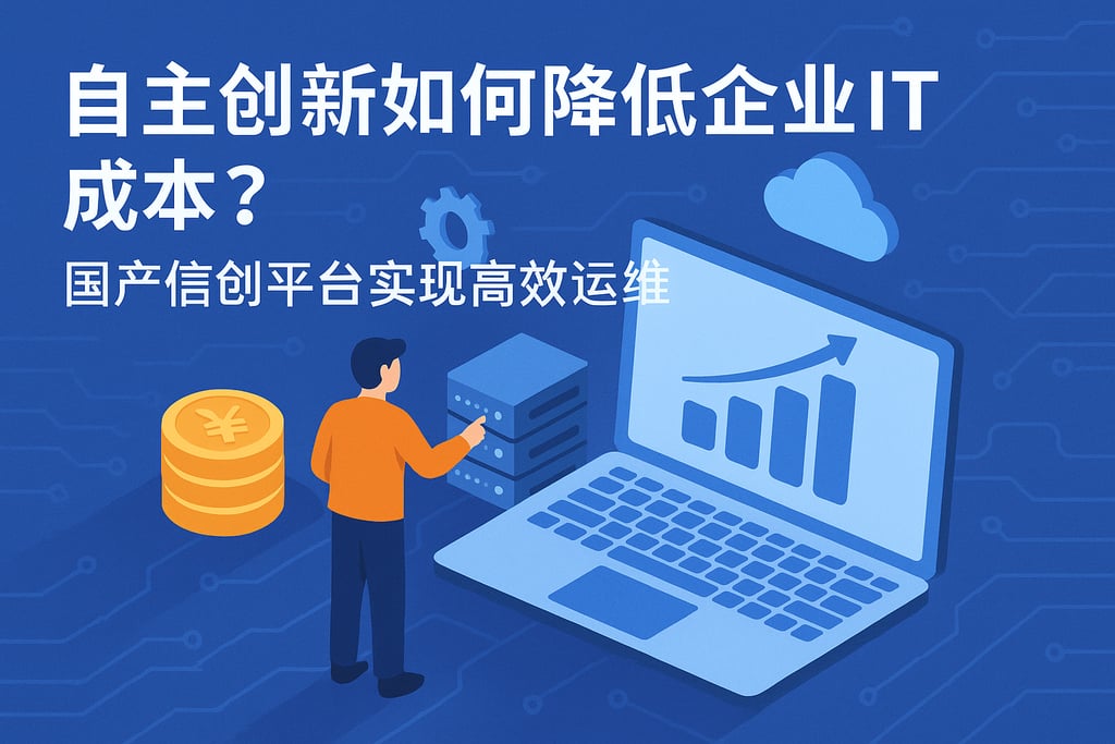 自主创新如何降低企业IT成本？国产信创平台实现高效运维