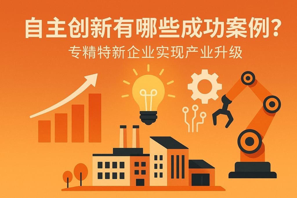 自主创新有哪些成功案例？专精特新企业实现产业升级