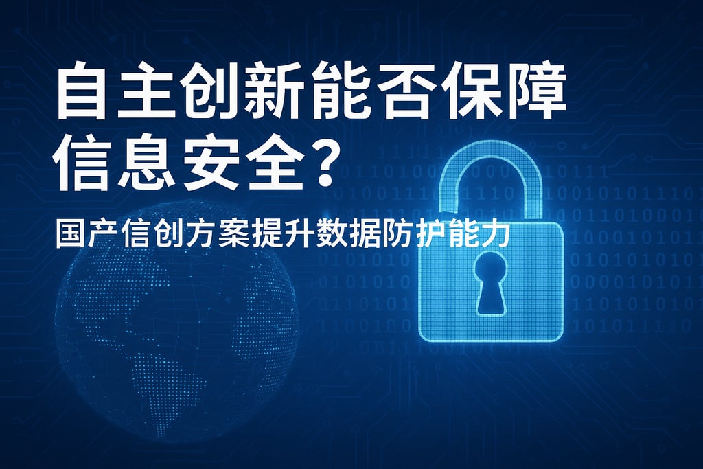 自主创新能否保障信息安全？国产信创方案提升数据防护能力