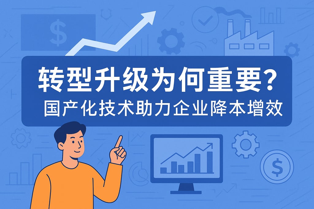 转型升级为何重要？国产化技术助力企业降本增效