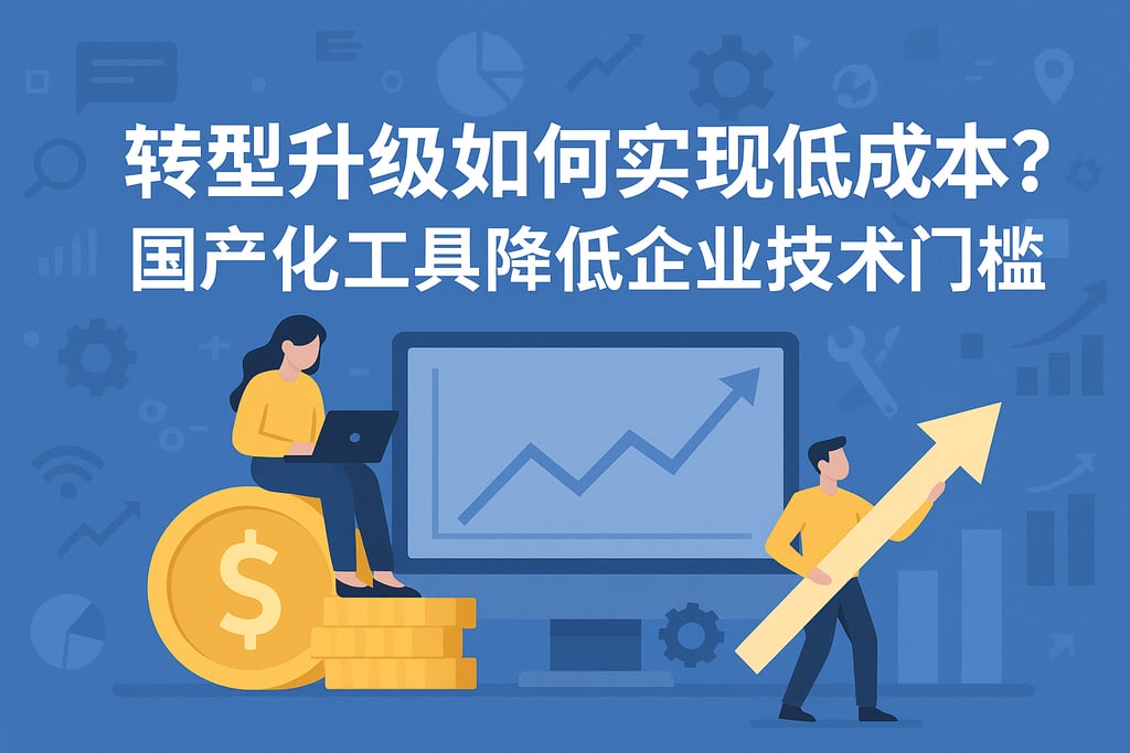 转型升级如何实现低成本？国产化工具降低企业技术门槛