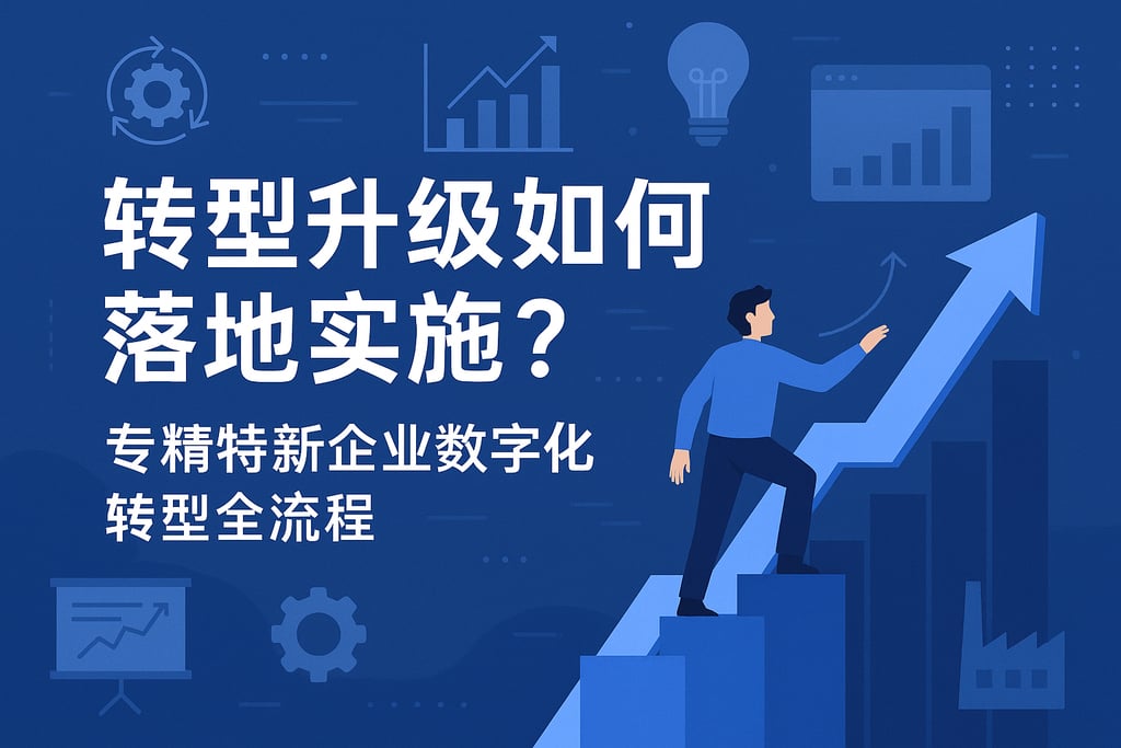 转型升级如何落地实施？专精特新企业数字化转型全流程