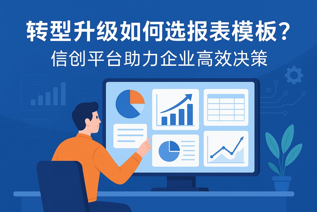 转型升级如何选报表模板？信创平台助力企业高效决策