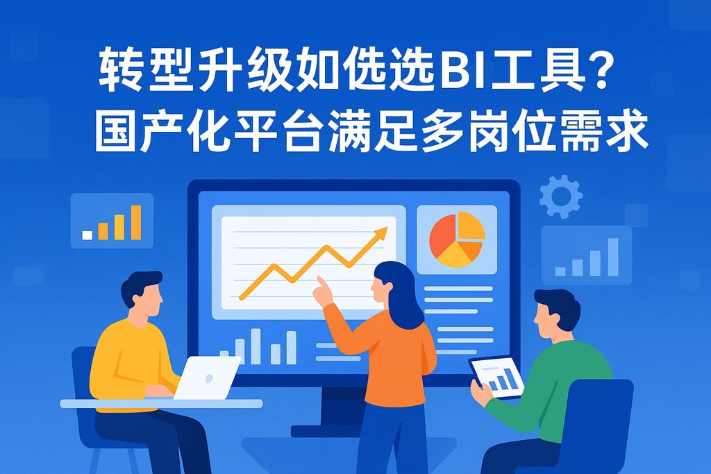 转型升级如何选择BI工具？国产化平台满足多岗位需求