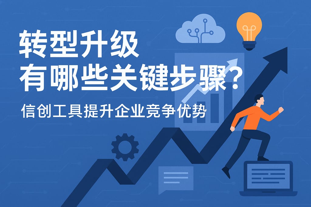 转型升级有哪些关键步骤？信创工具提升企业竞争优势