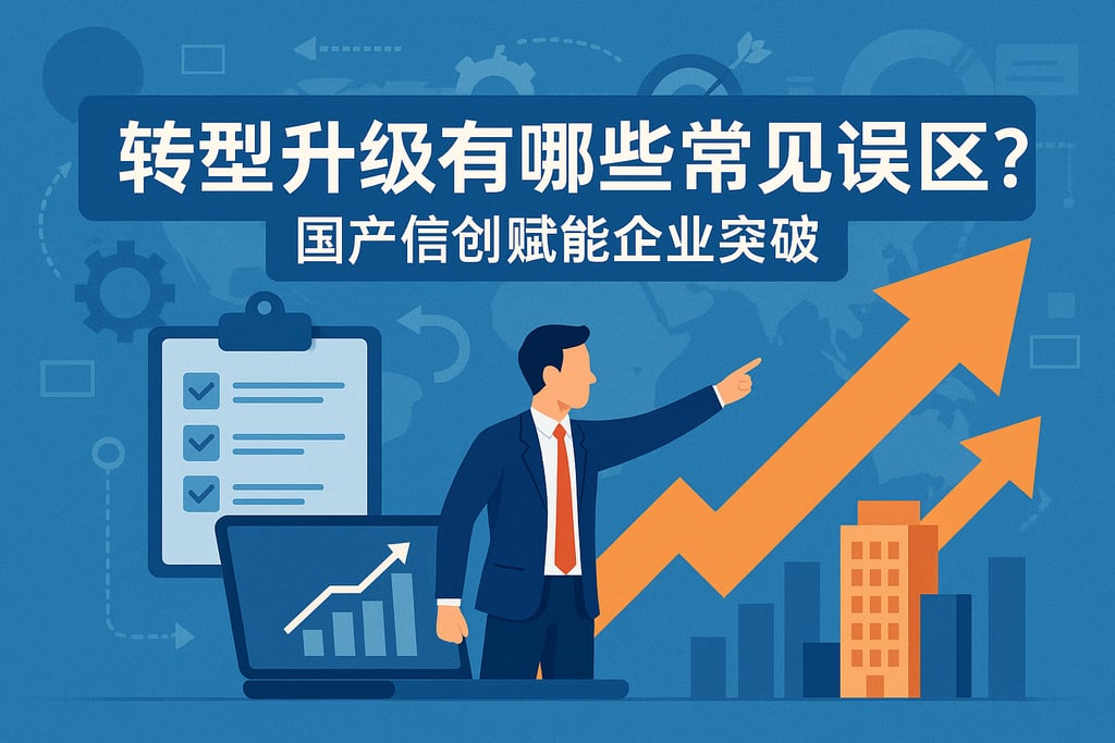 转型升级有哪些常见误区？国产信创赋能企业突破