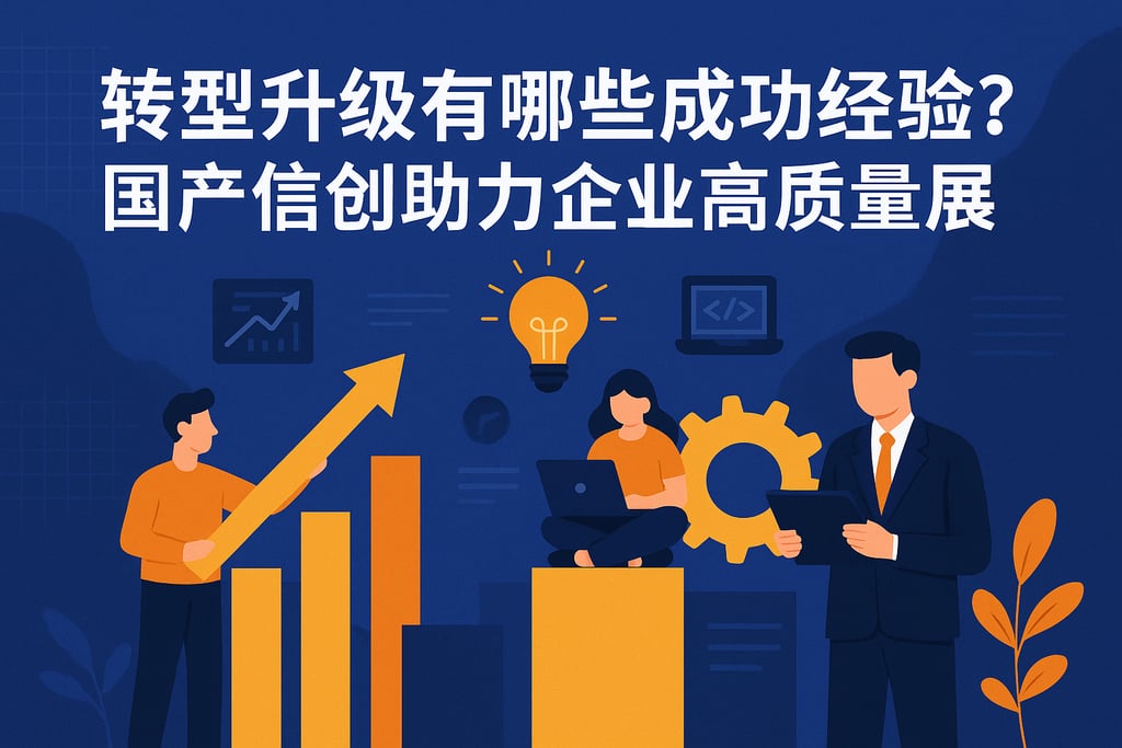 转型升级有哪些成功经验？国产信创助力企业高质量发展