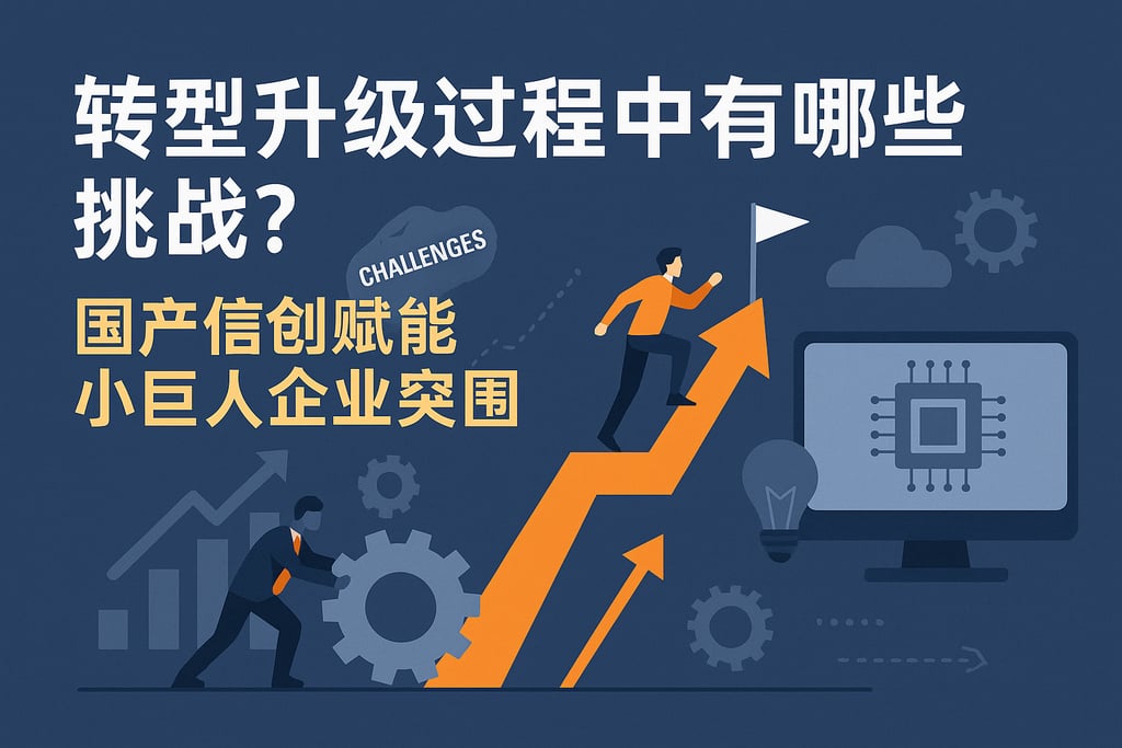 转型升级过程中有哪些挑战？国产信创赋能小巨人企业突围
