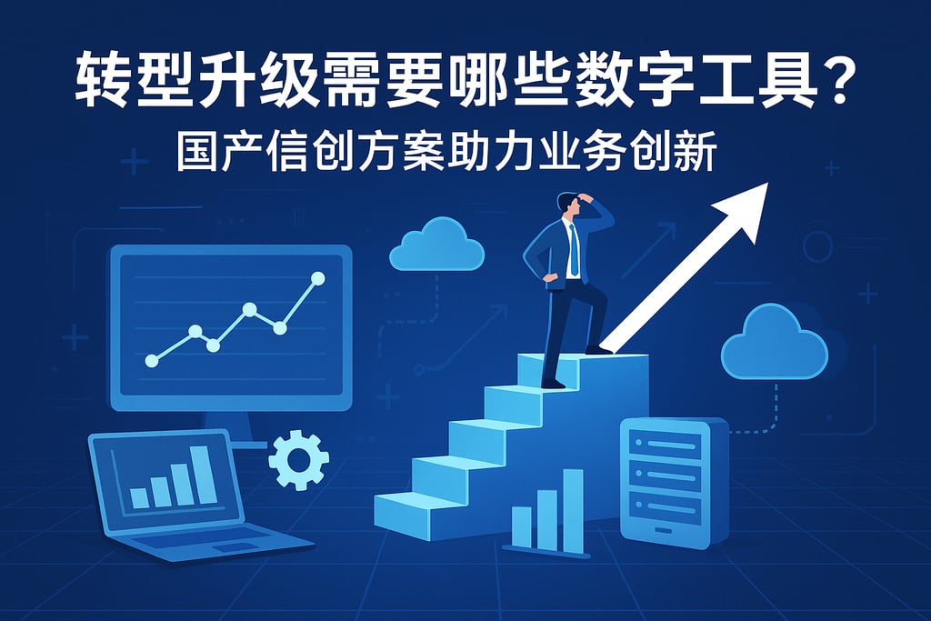 转型升级需要哪些数字工具？国产信创方案助力业务创新