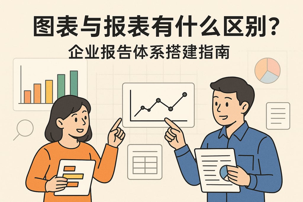 图表与报表有什么区别？企业报告体系搭建指南