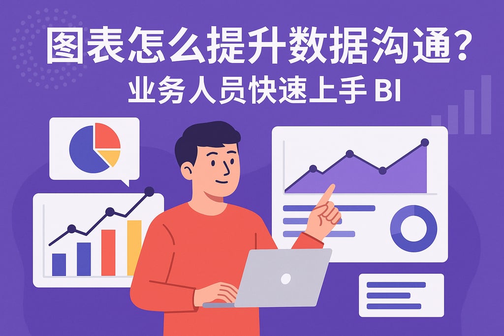图表怎么提升数据沟通？业务人员快速上手BI