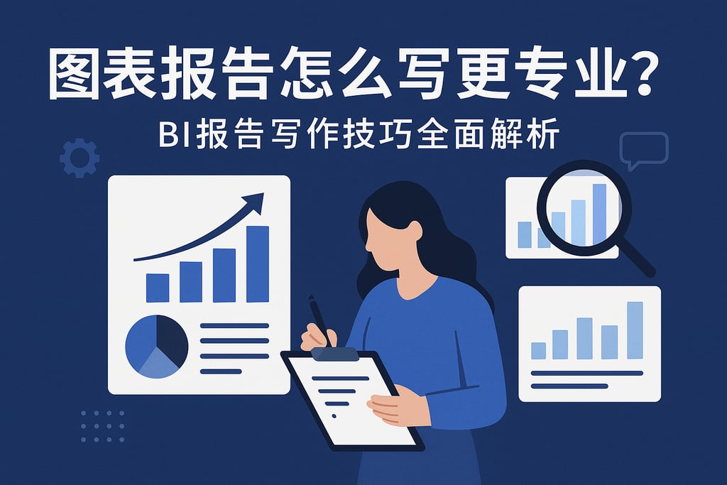 图表报告怎么写更专业？BI报告写作技巧全面解析