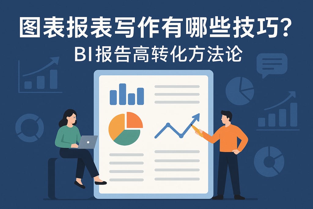 图表报表写作有哪些技巧？BI报告高转化方法论