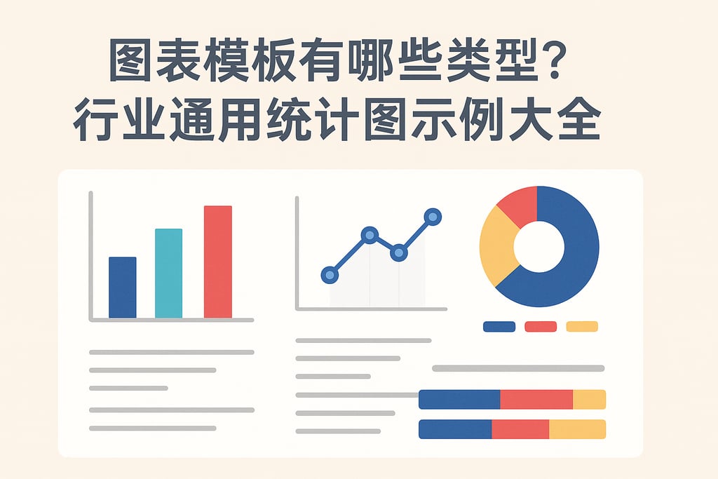 图表模板有哪些类型？行业通用统计图示例大全