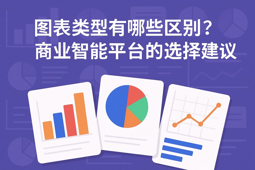 图表类型有哪些区别？商业智能平台的选择建议