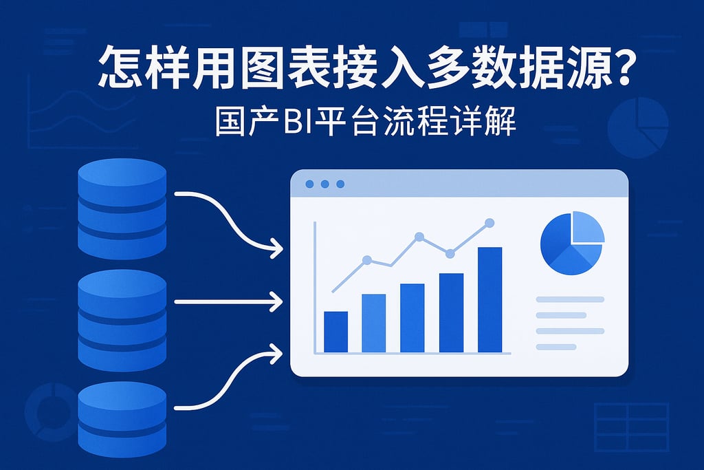 怎样用图表接入多数据源？国产BI平台流程详解