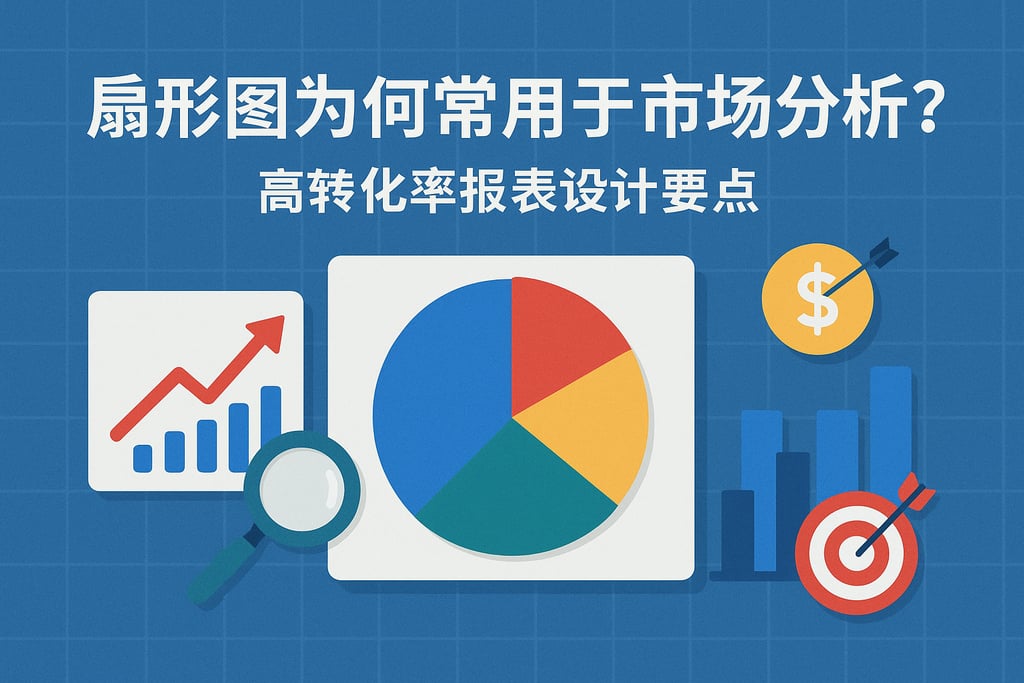 扇形图为何常用于市场分析？高转化率报表设计要点