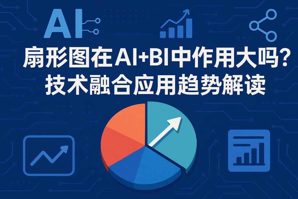扇形图在AI+BI中作用大吗？技术融合应用趋势解读