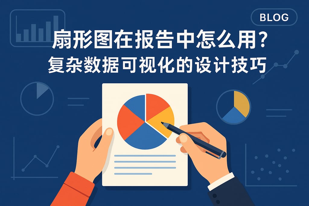 扇形图在报告中怎么用？复杂数据可视化的设计技巧
