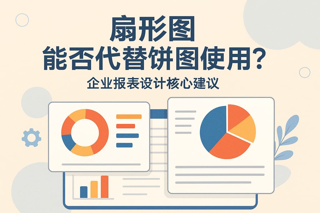 扇形图能否代替饼图使用？企业报表设计核心建议