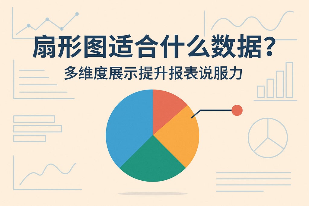 扇形图适合什么数据？多维度展示提升报表说服力