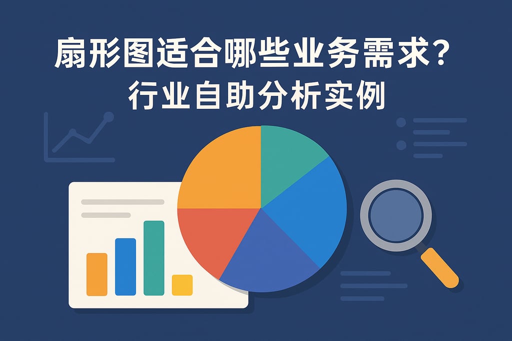 扇形图适合哪些业务需求？行业自助分析实例