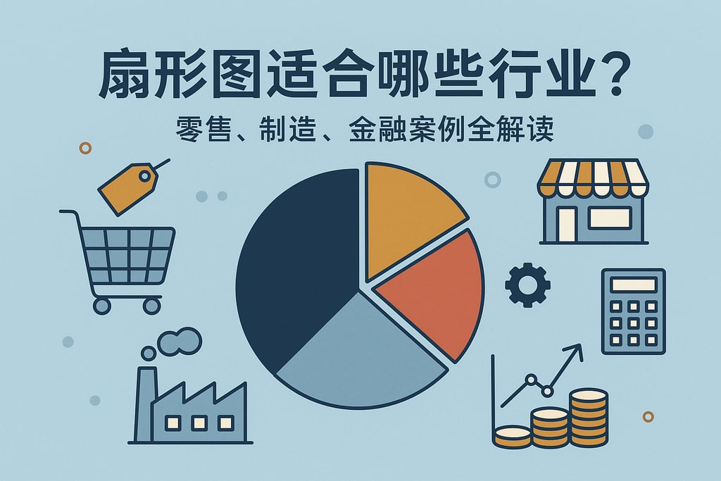 扇形图适合哪些行业？零售、制造、金融案例全解读
