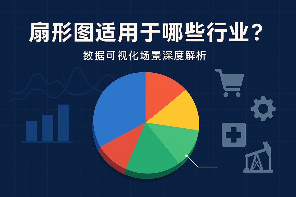 扇形图适用于哪些行业？数据可视化场景深度解析