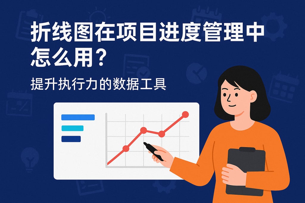 折线图在项目进度管理中怎么用？提升执行力的数据工具