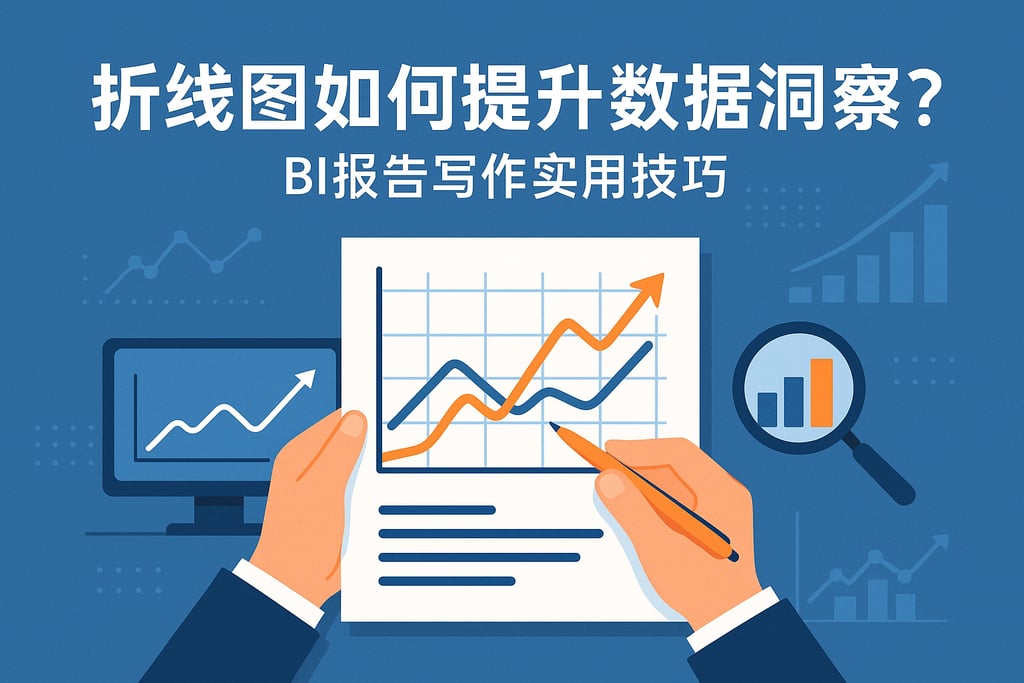 折线图如何提升数据洞察？BI报告写作实用技巧