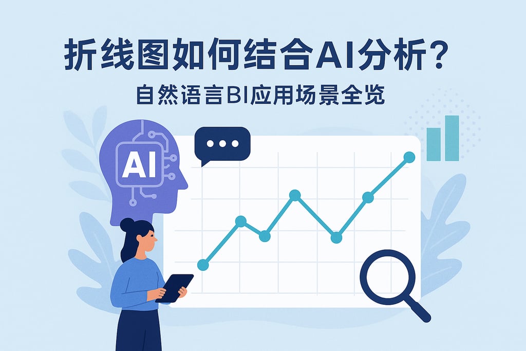 折线图如何结合AI分析？自然语言BI应用场景全览