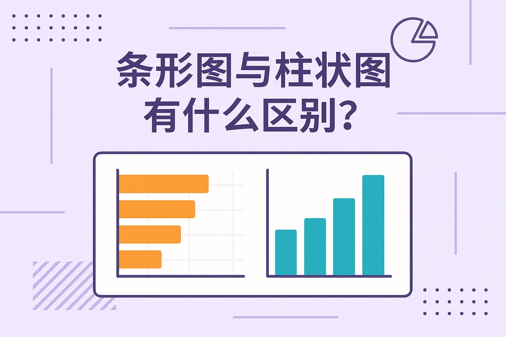 条形图与柱状图有什么区别？选择合适图表提升效率
