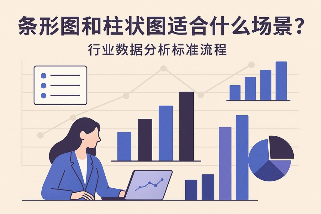 条形图和柱状图适合什么场景？行业数据分析标准流程