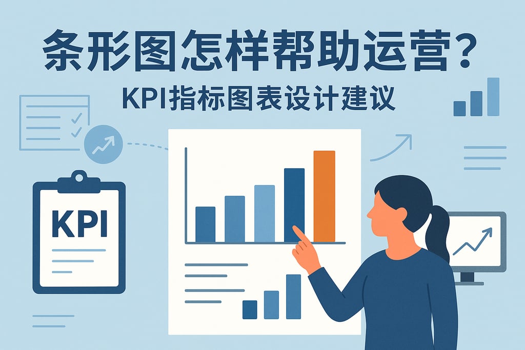 条形图怎样帮助运营？KPI指标图表设计建议