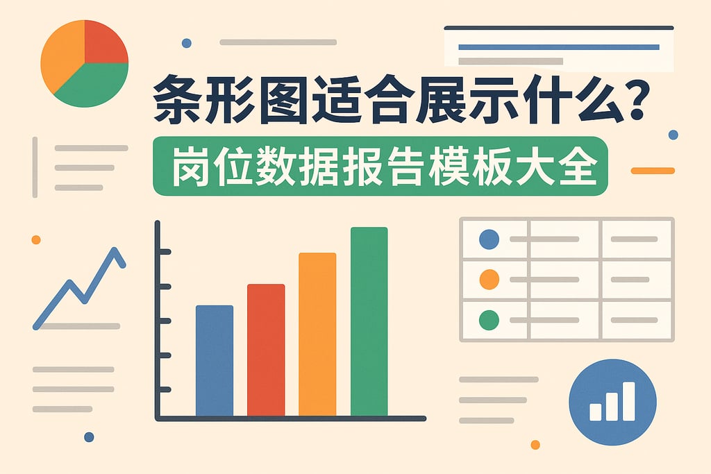 条形图适合展示什么？岗位数据报告模板大全