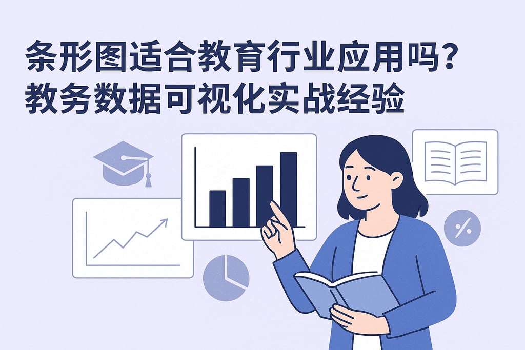条形图适合教育行业应用吗？教务数据可视化实战经验